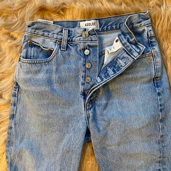 Agolde | Riley High Rise Straight Crop Pant - Picture 7 of 10